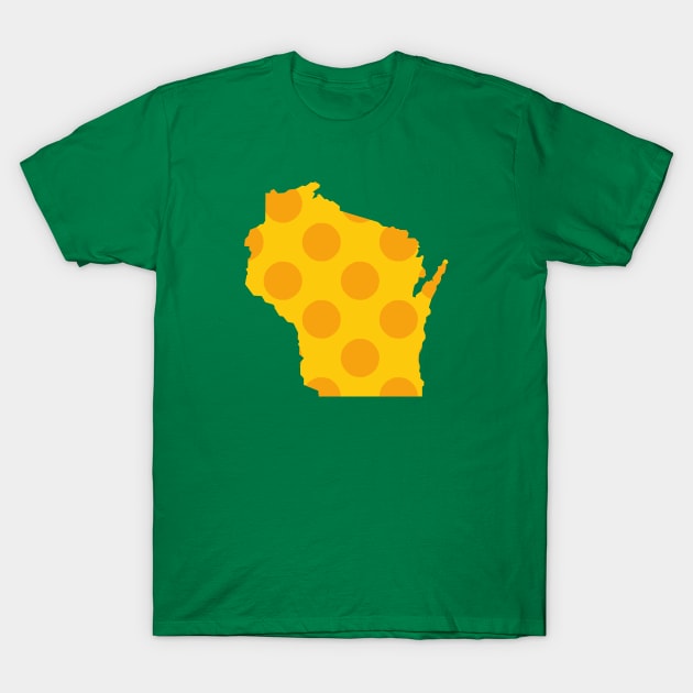 Wisconsin Cheese T-Shirt by Dale Preston Design